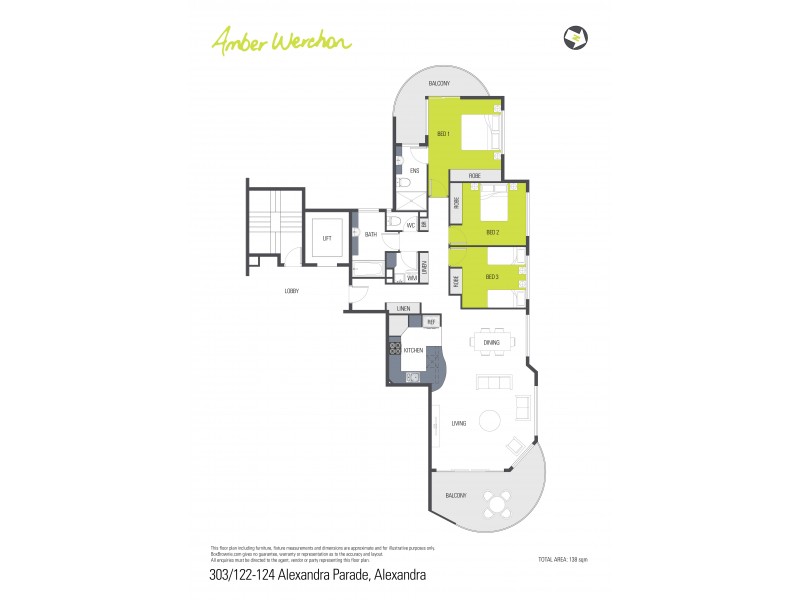 303/122-124 Alexandra Parade, Alexandra Headland QLD 4572 Floorplan