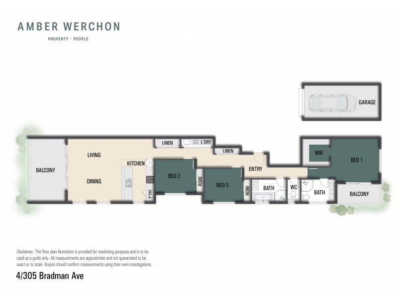 4/305 Bradman Avenue, Maroochydore QLD 4558 Floorplan