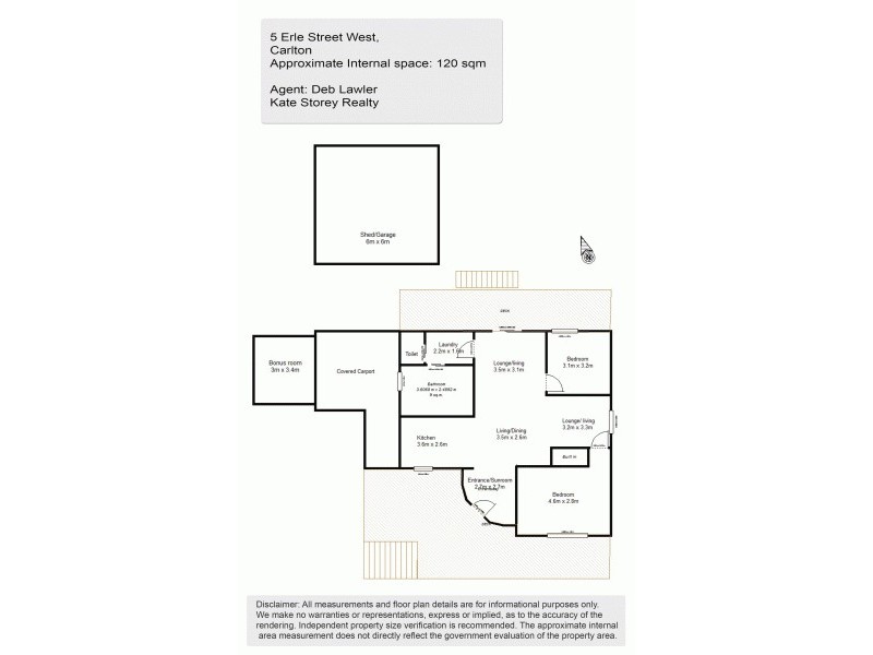 5 Erle Street West, Carlton River TAS 7173 Floorplan