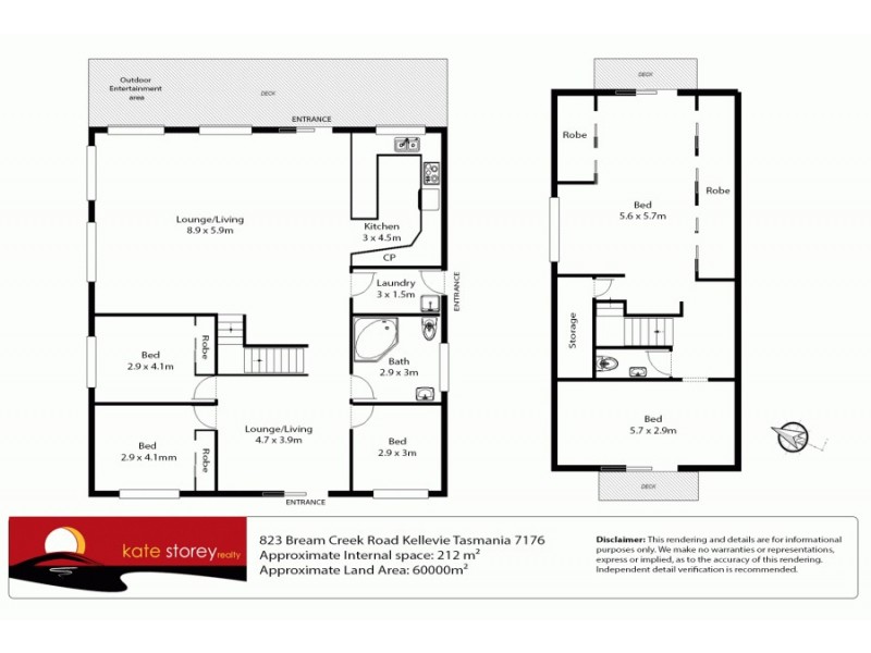 823 Bream Creek Road, Kellevie TAS 7176 Floorplan