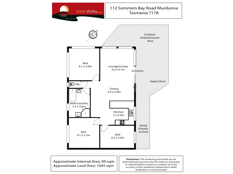 112 Sommers Bay Road, Murdunna TAS 7178 Floorplan
