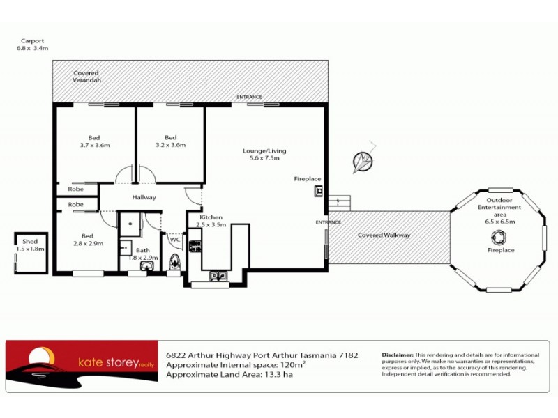 6822 Arthur Highway, Port Arthur TAS 7182 Floorplan