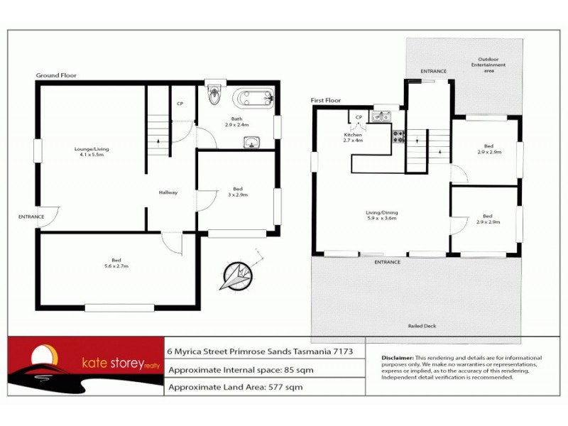 6 Myrica Street, Primrose Sands TAS 7173 Floorplan