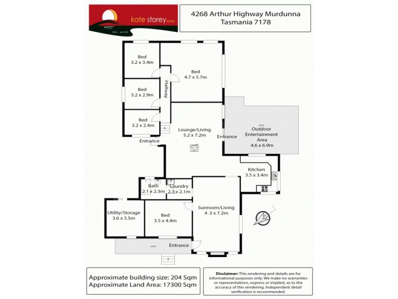 4268 Arthur Highway, Murdunna TAS 7178 Floorplan