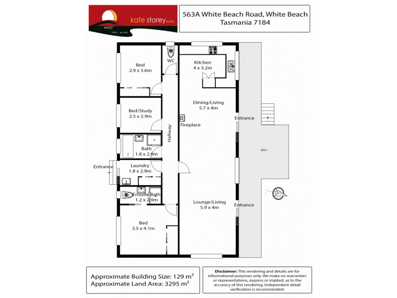 563A White Beach Rd, White Beach TAS 7184 Floorplan