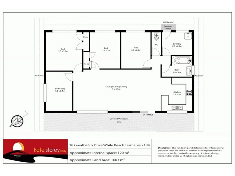 18 Greatbatch Drive, White Beach TAS 7184 Floorplan