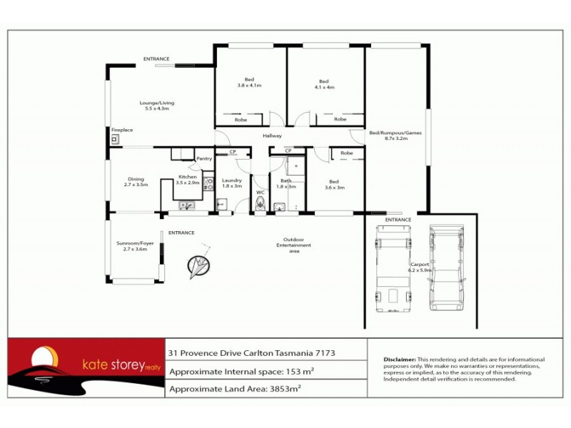 31 Provence Drive, Carlton TAS 7173 Floorplan