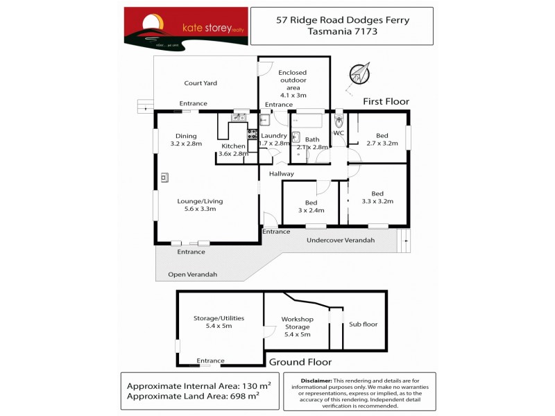 57 Ridge Road, Dodges Ferry TAS 7173 Floorplan