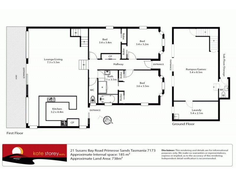 21 Susans Bay Road, Primrose Sands TAS 7173 Floorplan