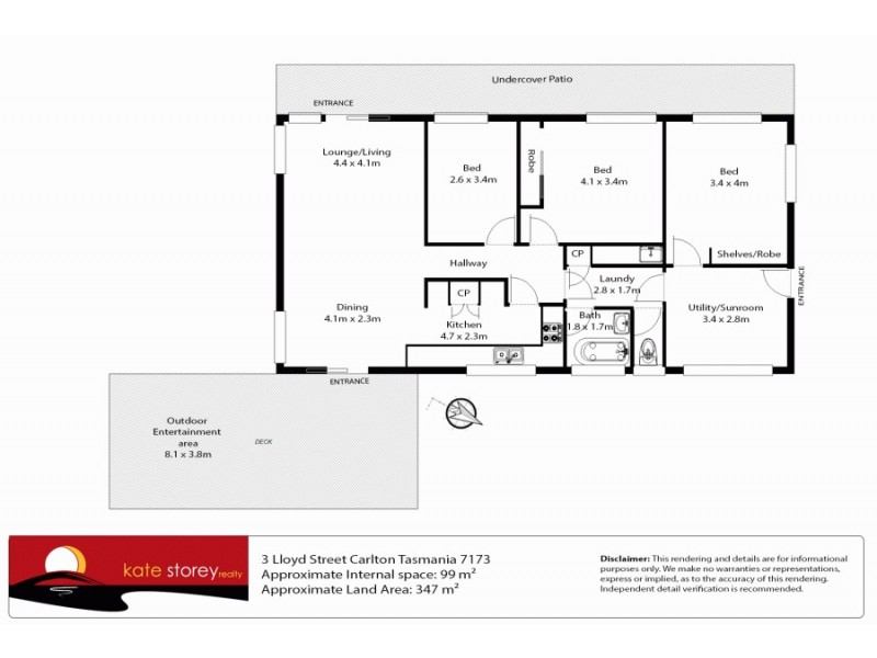 3 Lloyd Street, Carlton TAS 7173 Floorplan