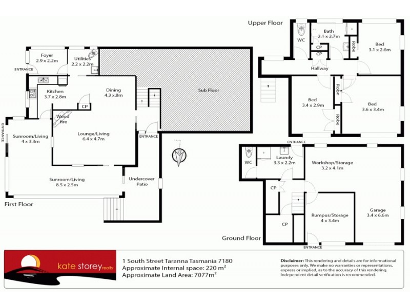 1 South Street, Taranna TAS 7180 Floorplan