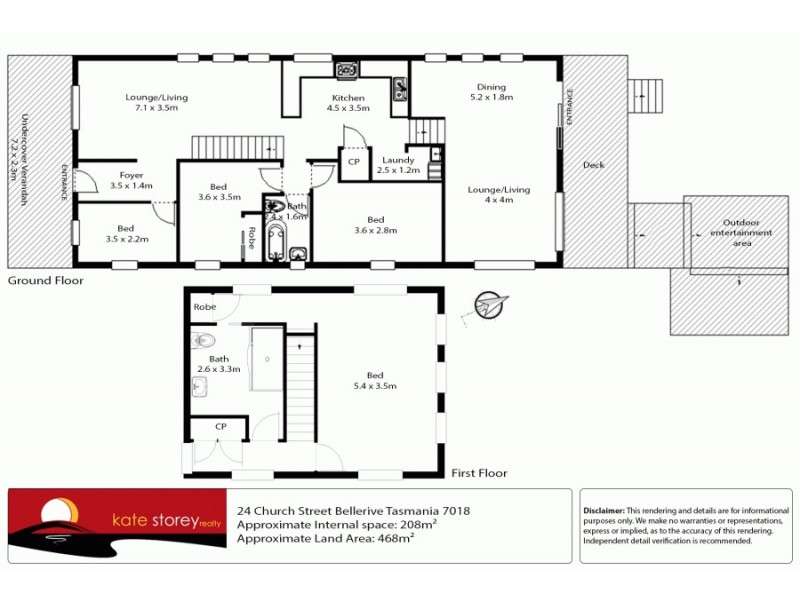 24 Church Street, Bellerive TAS 7018 Floorplan