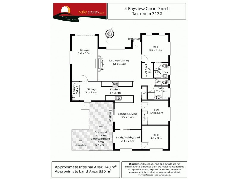4 Bayview Court, Sorell TAS 7172 Floorplan