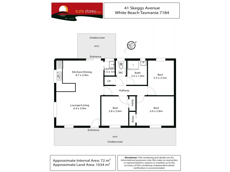 41 Skeggs Avenue, White Beach TAS 7184 Floorplan