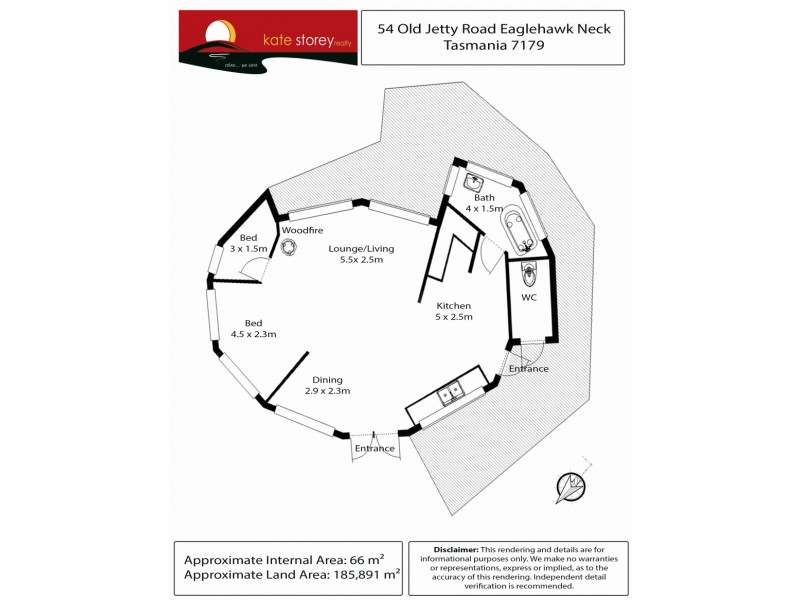 54 Old Jetty Road, Eaglehawk Neck TAS 7179 Floorplan