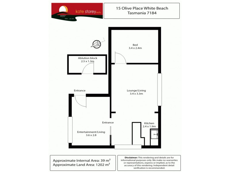 15 Olive Place, White Beach TAS 7184 Floorplan
