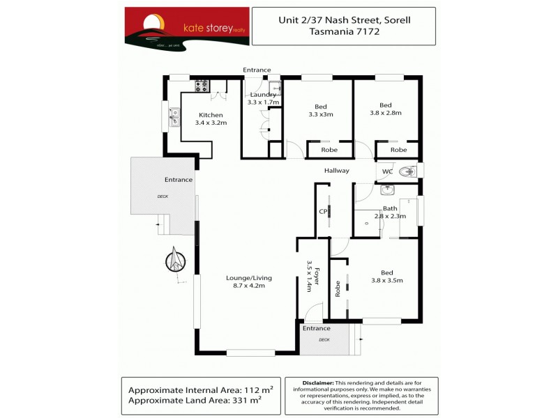 2/37 Nash Street, Sorell TAS 7172 Floorplan