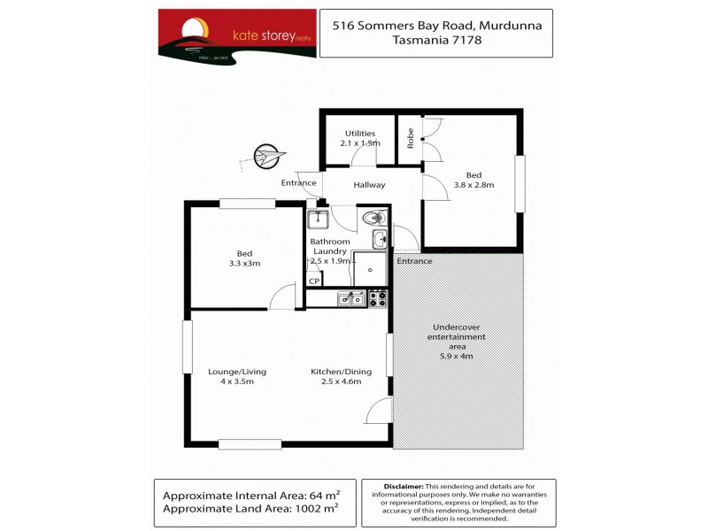 516 Sommers Bay Road, Murdunna TAS 7178 Floorplan