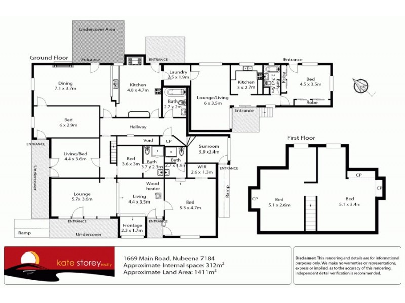 1669 Main Road, Nubeena TAS 7184 Floorplan