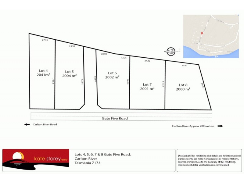 Lots 4, 5, 6, 7 and 8 Gate Five Road, Carlton River TAS 7173 Floorplan