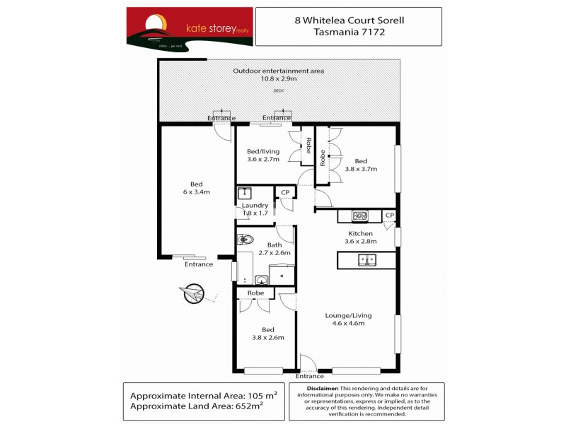 8 Whitelea Court, Sorell TAS 7172 Floorplan