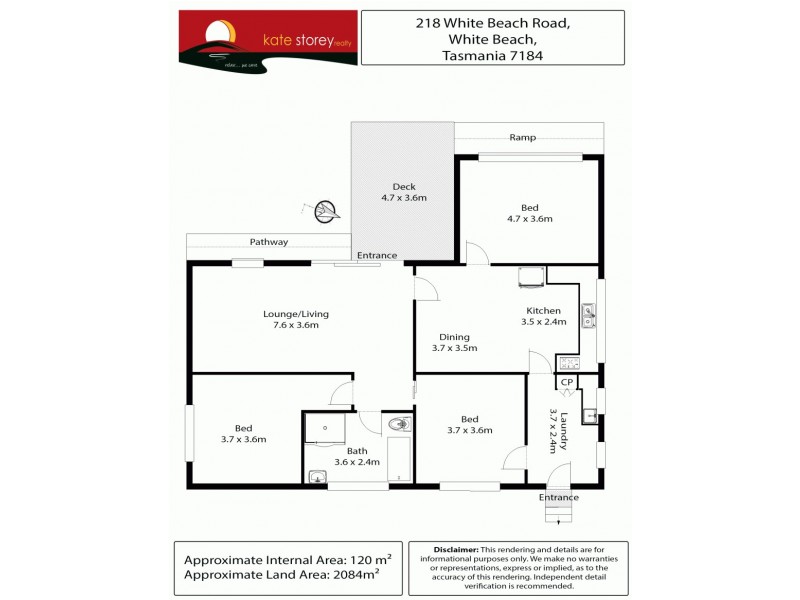 218 White Beach Road, White Beach TAS 7184 Floorplan