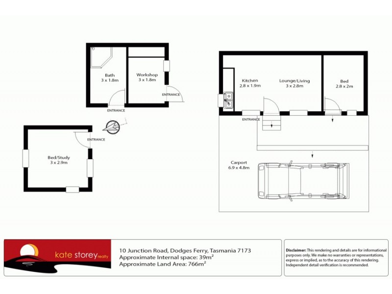 10 Junction Street, Dodges Ferry TAS 7173 Floorplan