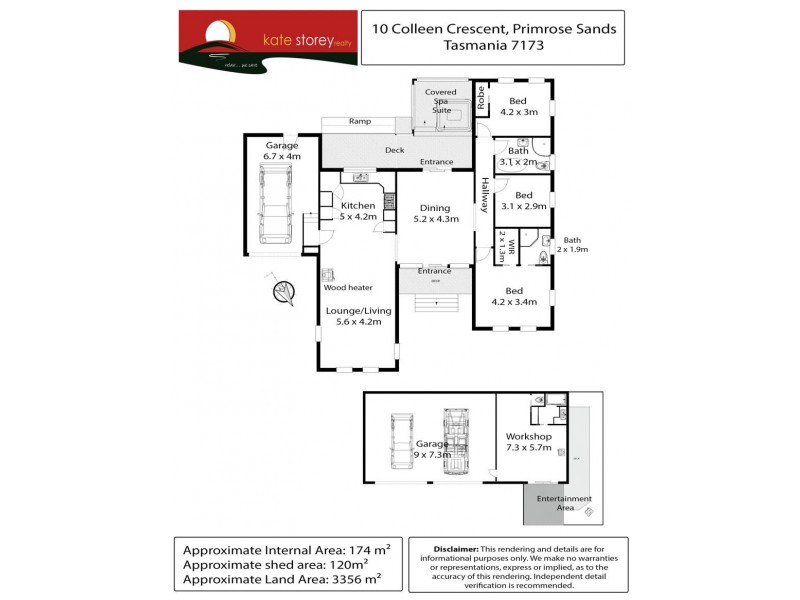 10 Colleen Crescent, Primrose Sands TAS 7173 Floorplan