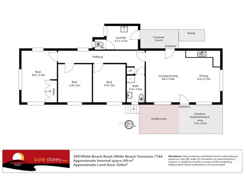 389 White Beach Road, White Beach TAS 7184 Floorplan