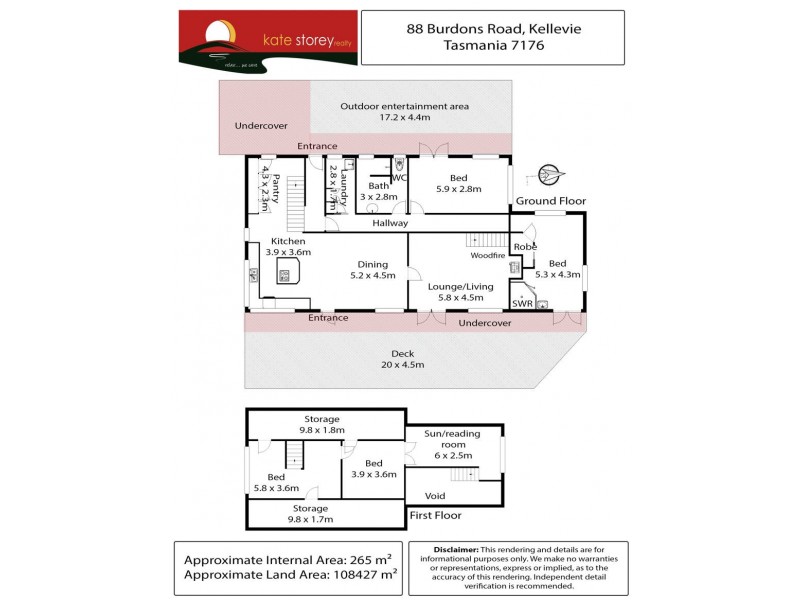 88 Burdons Road, Kellevie TAS 7176 Floorplan
