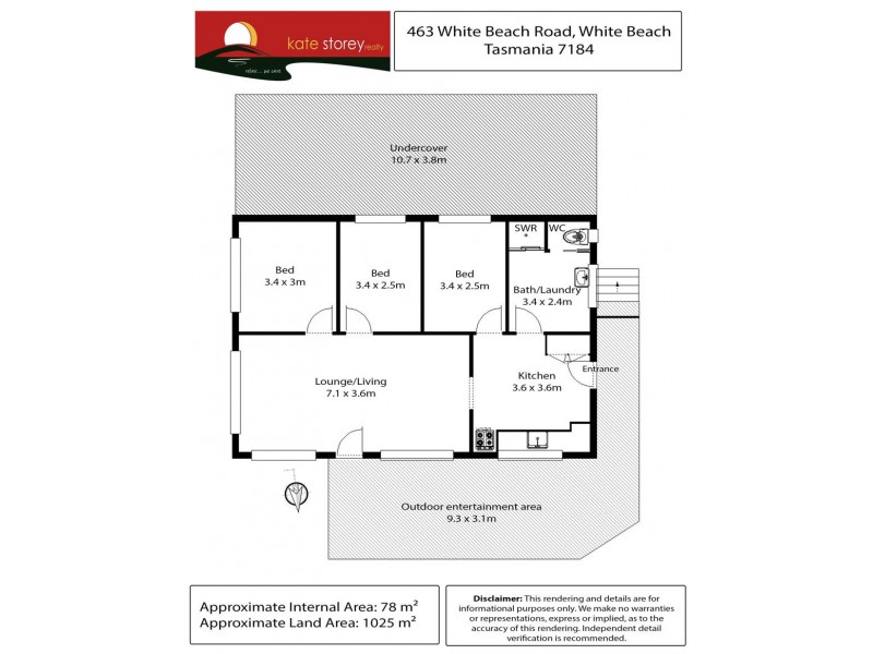 463 White Beach Road, White Beach TAS 7184 Floorplan