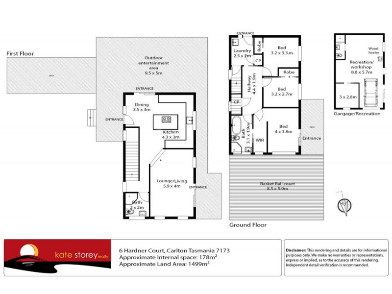 6 Hardner Court, Carlton TAS 7173 Floorplan