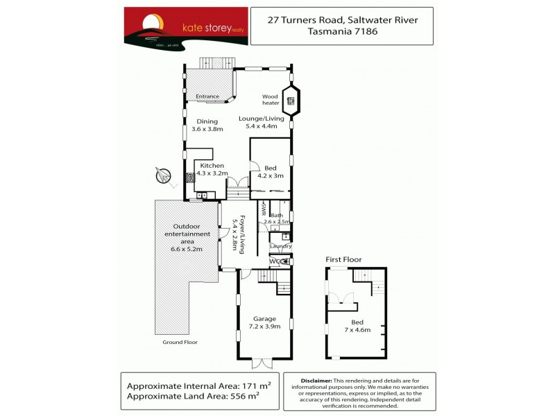 27 Turners Road, Saltwater River TAS 7186 Floorplan