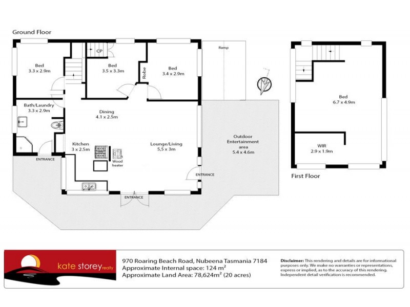 970 Roaring Beach Road, Nubeena TAS 7184 Floorplan