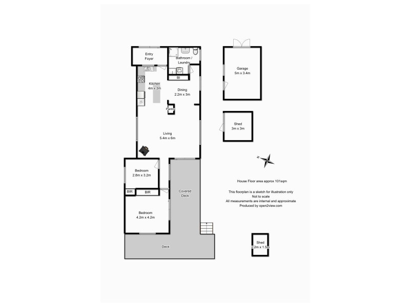 23 Amy Street, Taranna TAS 7180 Floorplan