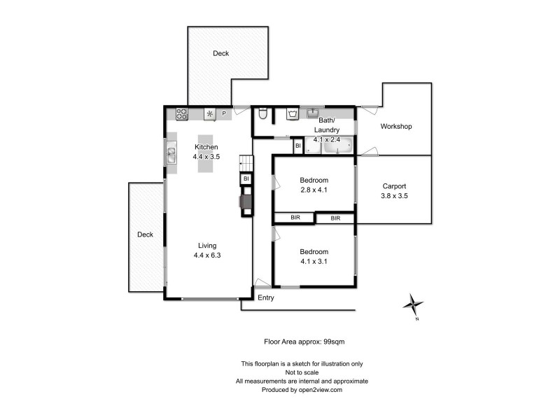 16 Kestrel Street, Primrose Sands TAS 7173 Floorplan