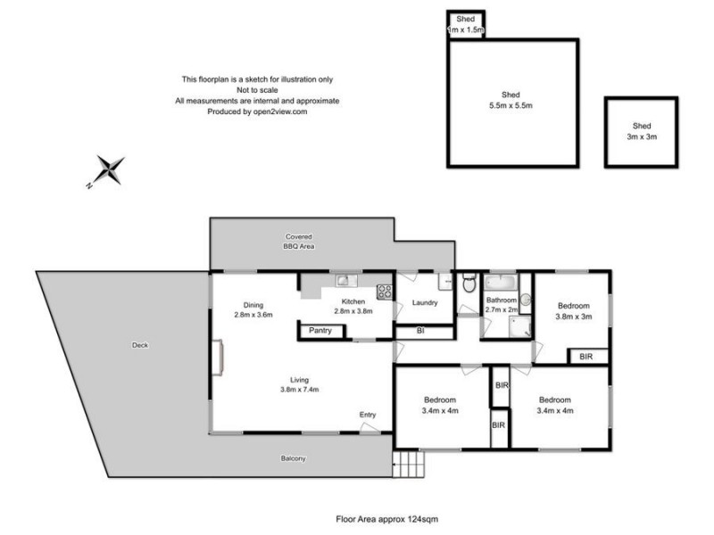 11 Bayview Road, Taranna TAS 7180 Floorplan