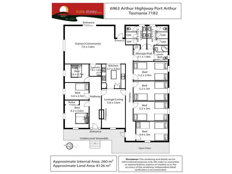 6963 Arthur Highway, Port Arthur TAS 7182 Floorplan