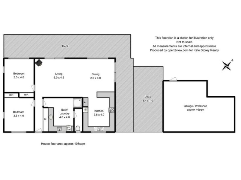 57 Lagoon Road, White Beach TAS 7184 Floorplan