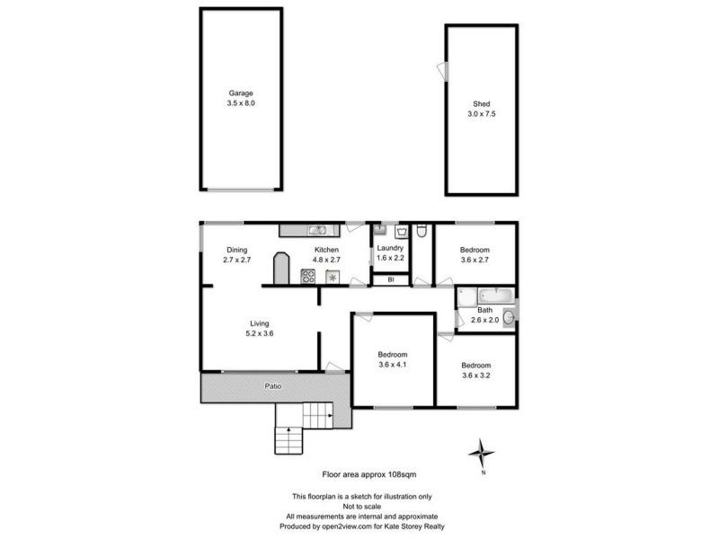 13 Climie Street, Campania TAS 7026 Floorplan