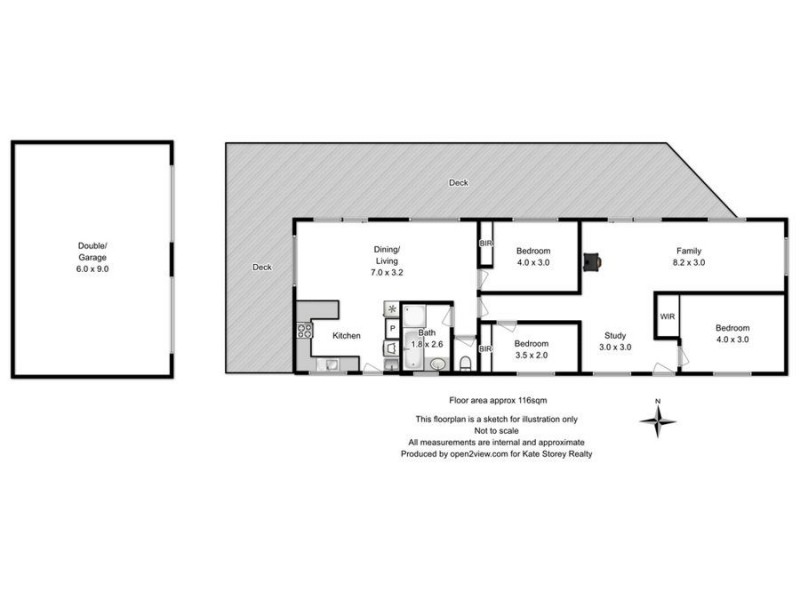 1 Chaffey Drive, Dodges Ferry TAS 7173 Floorplan