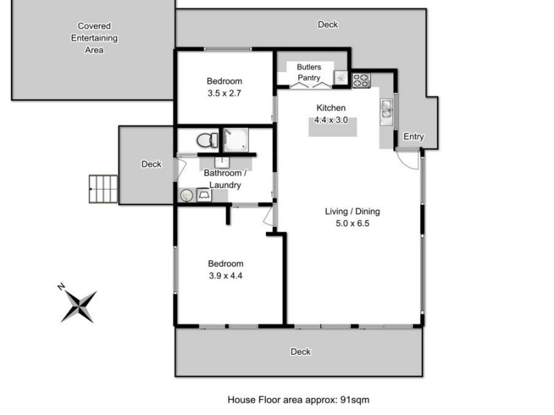 191 White Beach Road, White Beach TAS 7184 Floorplan