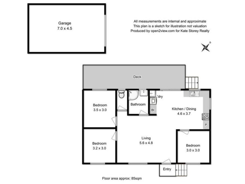 46 Skeggs Avenue, White Beach TAS 7184 Floorplan