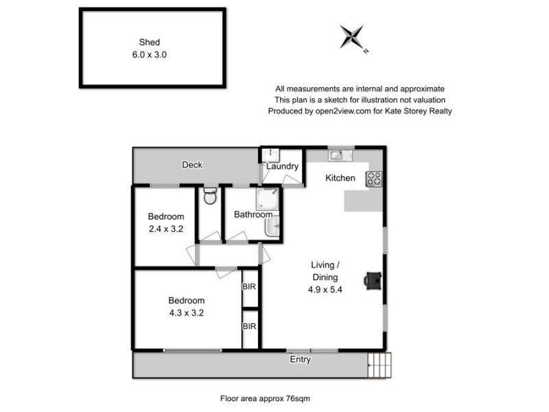 9 Queen Anne Street, Oatlands TAS 7120 Floorplan