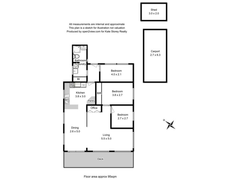 34 Robinia Street, Primrose Sands TAS 7173 Floorplan
