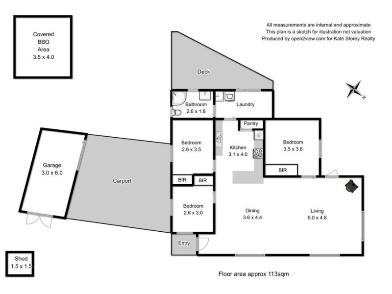 12 Turners Road, Saltwater River TAS 7186 Floorplan