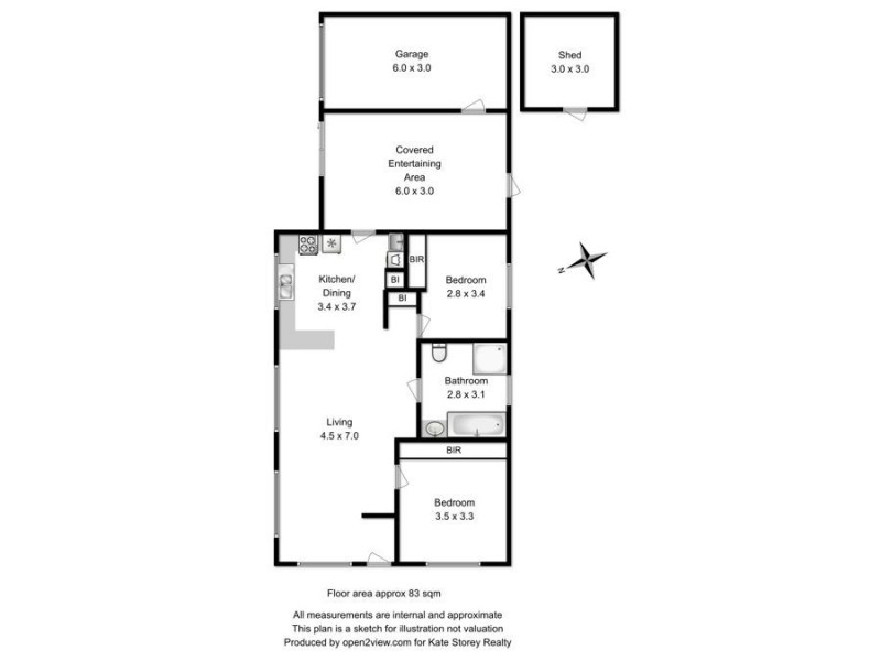 Unit 1/5 Torquay Drive, Sorell TAS 7172 Floorplan