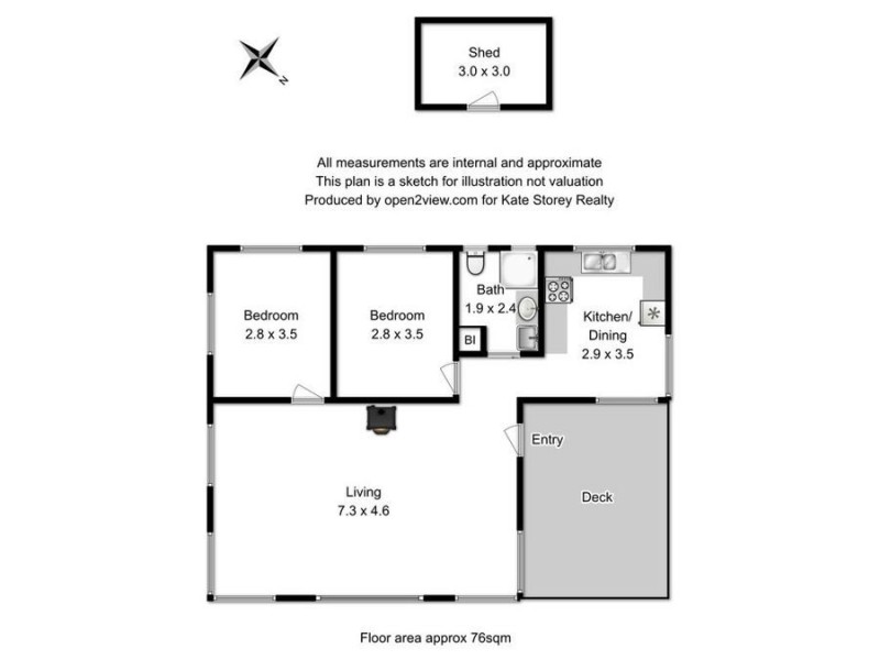 66 Blowhole Road, Eaglehawk Neck TAS 7179 Floorplan
