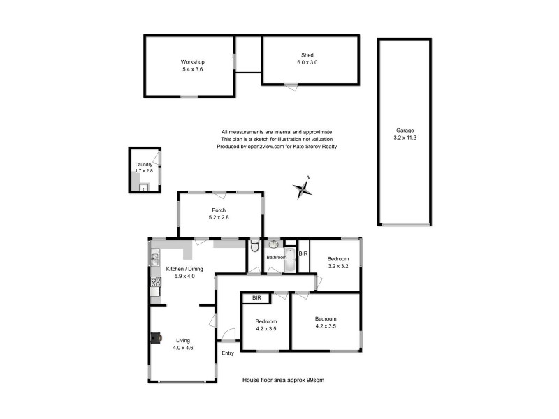 4 Fenton Street, Midway Point TAS 7171 Floorplan