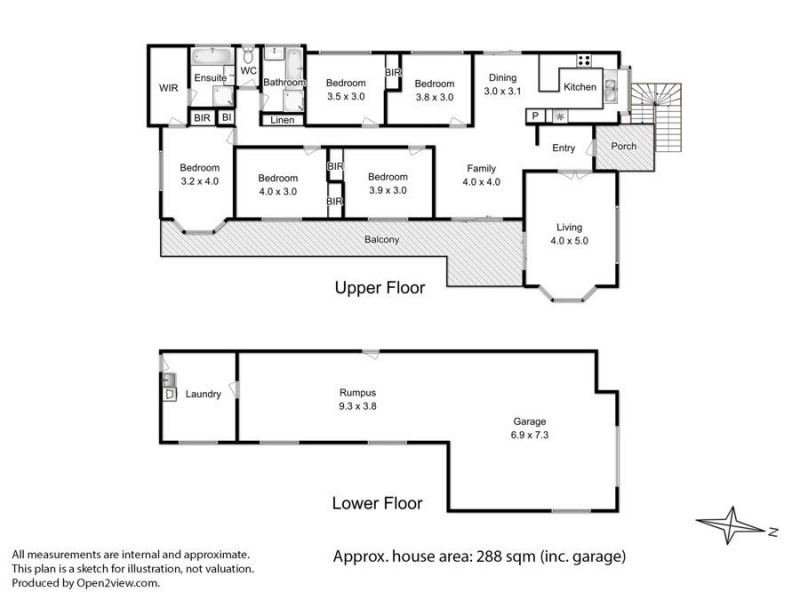 277a Nelson Road, Mount Nelson TAS 7007 Floorplan